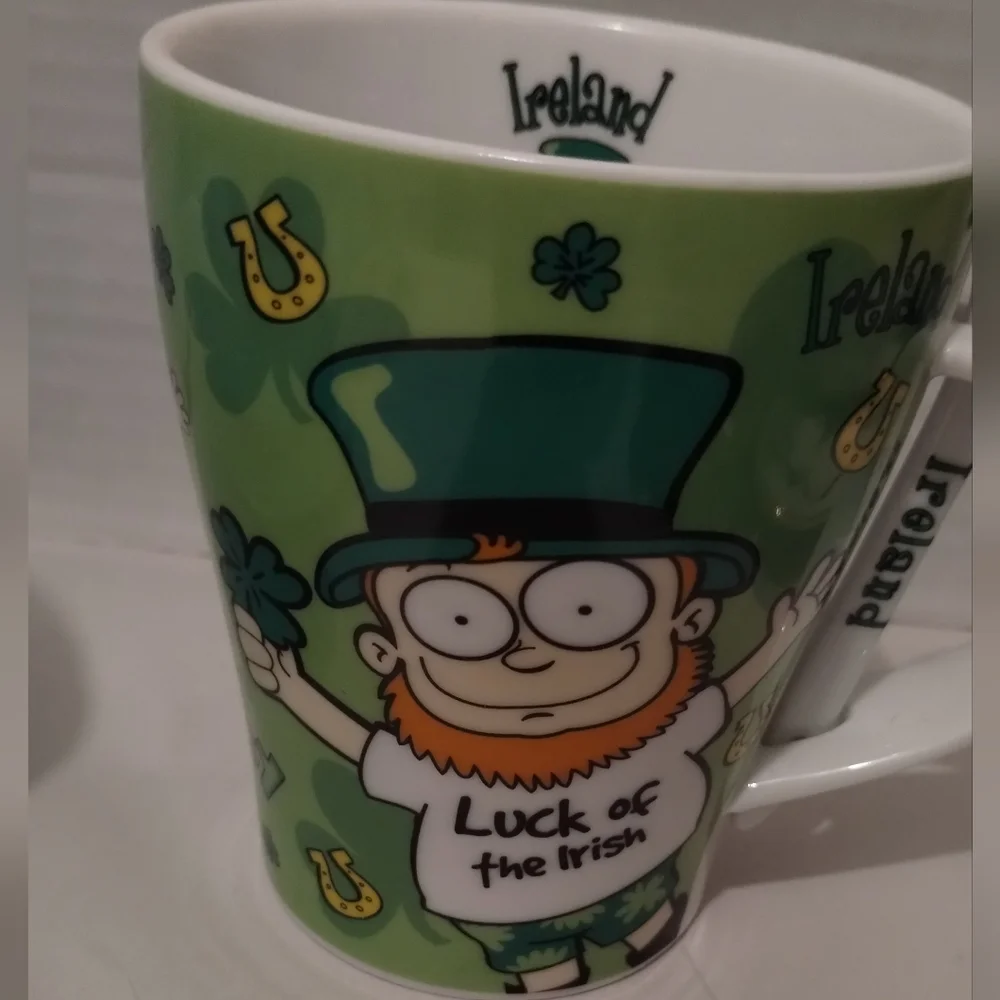 Looney Leprechauns Ireland Luck Of The Irish Coffee Mug